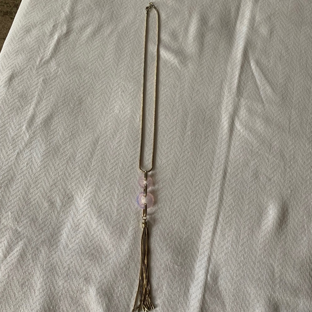 Bella Jack Pink and Gold Necklace